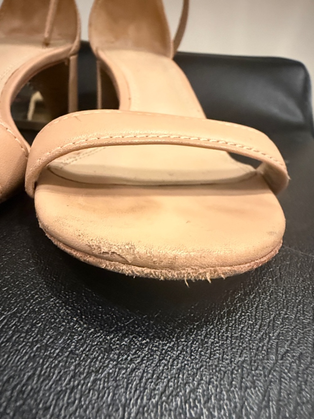 Tory Burch Beige Ankle-Strap Heeled Sandals - Picture 8 of 8
